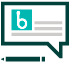 Icono de blogging y redacción de post
