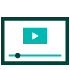 Icono de contenido digital audiovisual