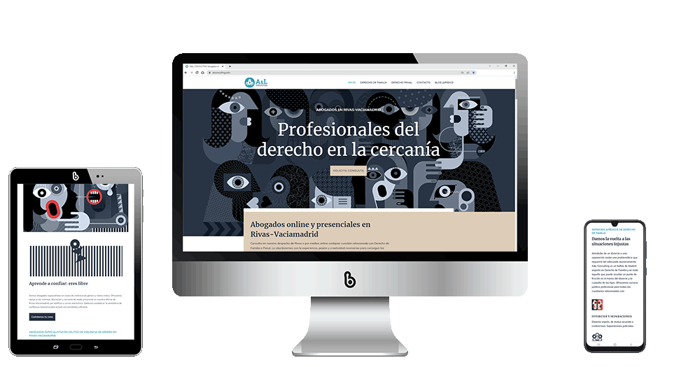Diseño de página web para abogados en Rivas Vaciamadrid